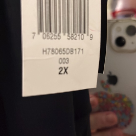 Indigo and Black Style and Co ruffled dresses - Picture 4 of 10